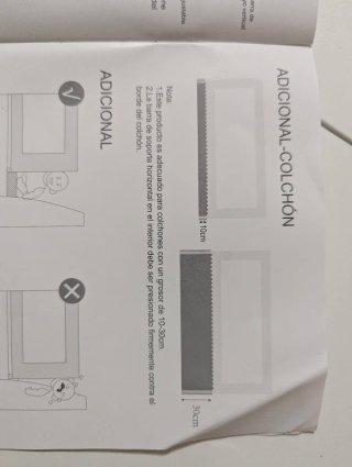 Barrera seguridad cama 140cm