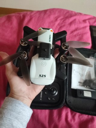 Drone S2S 4K con mando + maletín + batería