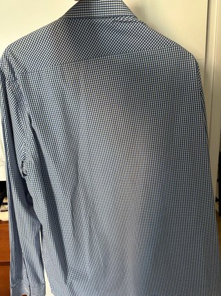 Camisa Timberland Cuadros Azul Talla XL