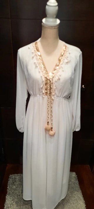 Vestido mariposa morada