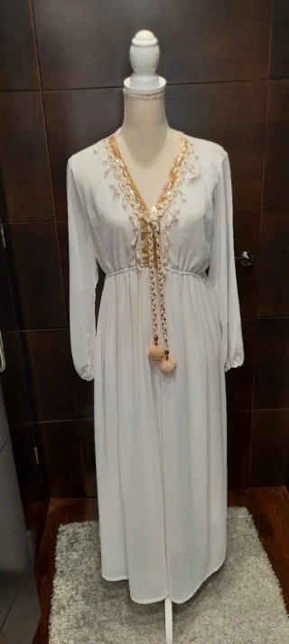 Vestido mariposa morada