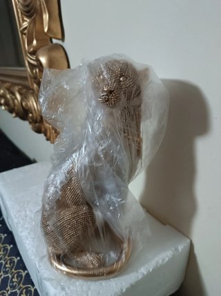 Leopardo Dorado Decorativo 23cm. Adornos coleccion