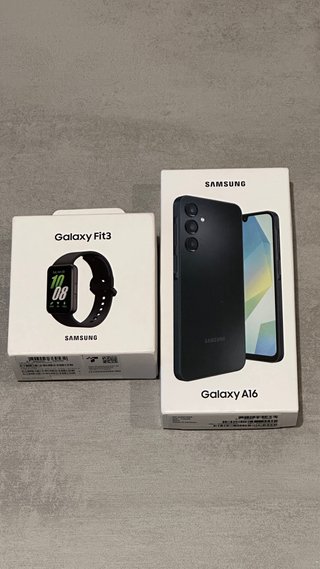 Samsung Galaxy A16 + Reloj Fit3 Negro