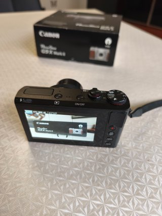 Canon G9 X Mark II + Tarjeta 32GB perfecto estado