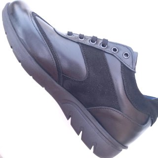 Zapatos negros de hombre en auténtica piel italian