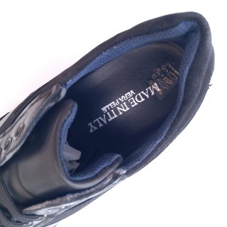 Zapatos negros de hombre en auténtica piel italian