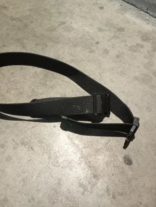 Cinturón de trabajo resistente negro