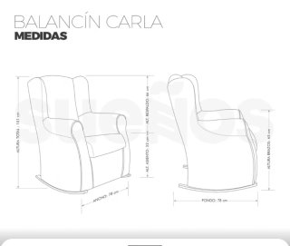 Sillón de lactancia gris