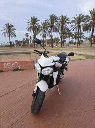 Triumph Street Triple 675 Blanca