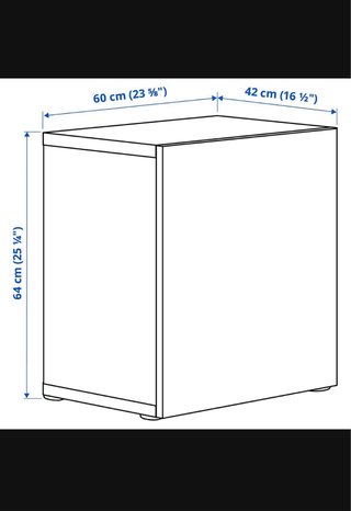 4 Armarios Ikea Besta Blancos