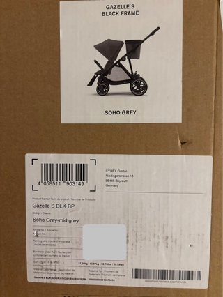Carrito CYBEX Gazelle S Modular Negro