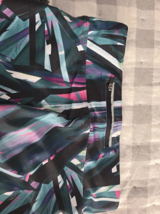 Mallas Oysho morado y turquesa