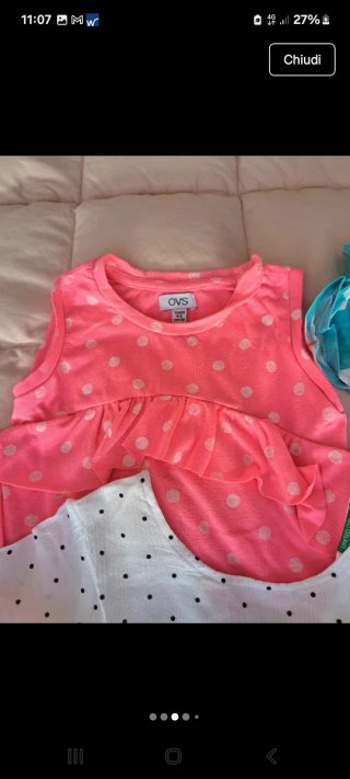 Set abiti bimba primavera/estate 4-5 anni