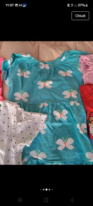 Set abiti bimba primavera/estate 4-5 anni