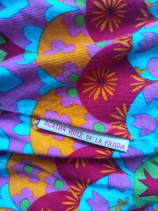 Falda Midi Vintage Estampada Años 90