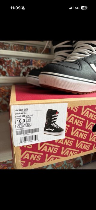 Botas Snowboard Vans Invado OG Talla 43