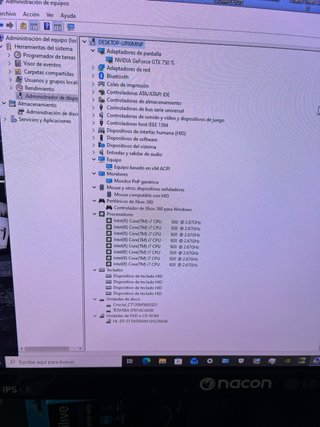 Ordenador Gaming Completo i7 Nuevo GTX 12RAM win10