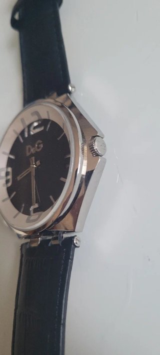 Reloj D&G Negro y Plateado