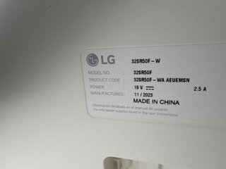 Monitor LG MyView 32 LED IPS Blanco