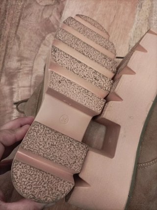Zapatos marrones con plataforma