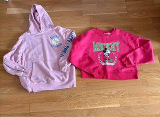 Lote 2 sudaderas niña T.13-14 y XS