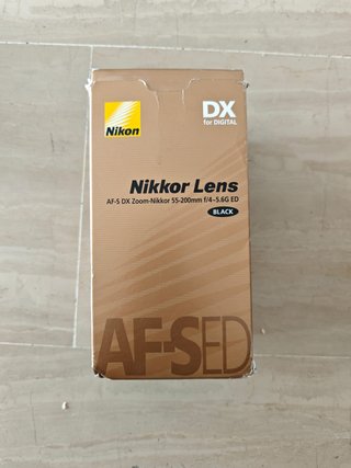 Objetivo Nikon 55-200mm DX