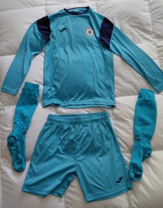 Equipación Portero Club fútbol El Olivo Talla 2XS.