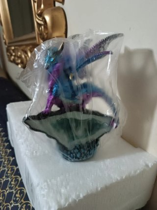 Adorno Dragón Cristal 18cm adornos coleccionistas