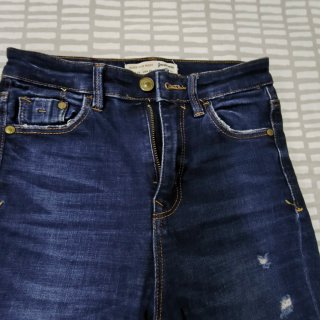 Pantalones Stradivarius Talla 32 Azul