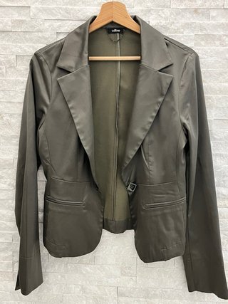 Blazer Oltre Verde Militare Donna Elegante