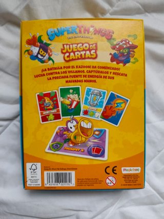 Juego de Cartas Superthings 5 Figuras