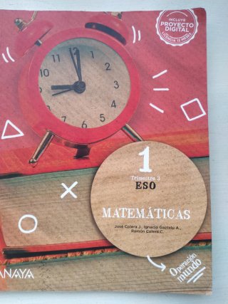 Matemáticas 1 ESO Trimestre 3. Anaya