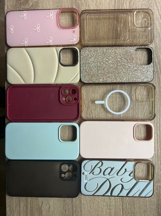 Lote 10Carcasas iPhone 13 Pro Max.