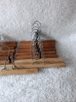 Colgadores de madera para pantalones (pack)