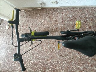 Bicicleta Infantil Decathlon B'Twin Negra/Amarilla