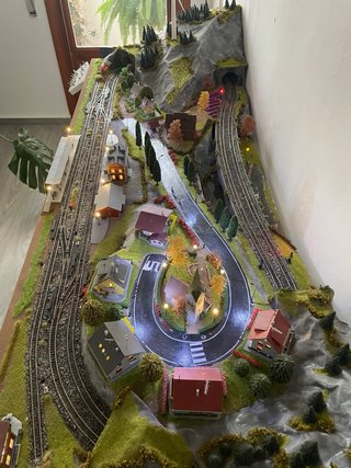 Maqueta de trenes escala N Digital