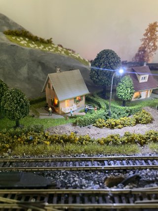 Maqueta de trenes escala N Digital
