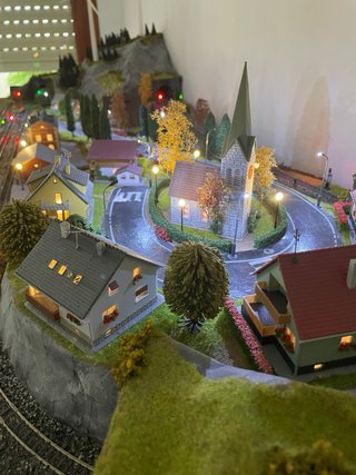 Maqueta de trenes escala N Digital