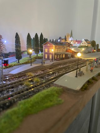 Maqueta de trenes escala N Digital
