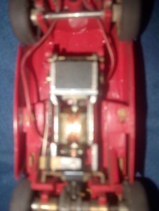 Coche Scalextric Austin Healey 3000 Rojo