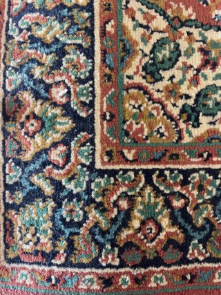Tappeto in lana multicolore