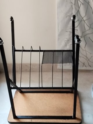 (68) Mesa TV vintage metal y madera