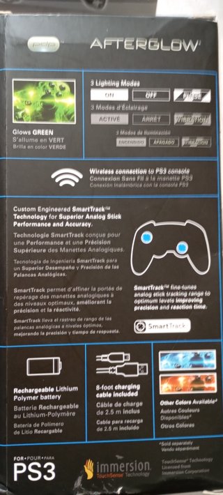 Mando Afterglow PS3 para reparar
