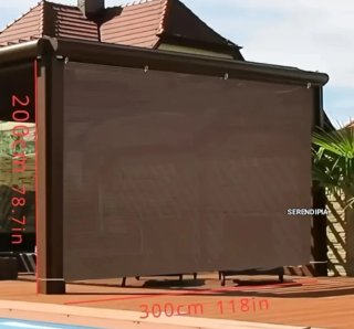 2 tende da sole rettangolari 2x3
