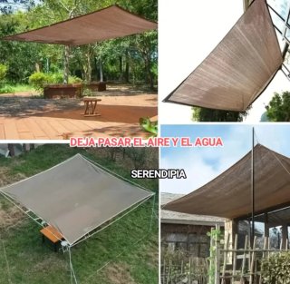 2 tende da sole rettangolari 2x3