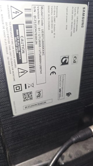Samsung UE50TU8005 50 4K Smart TV