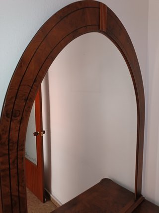 Aparador clásico madera con espejo