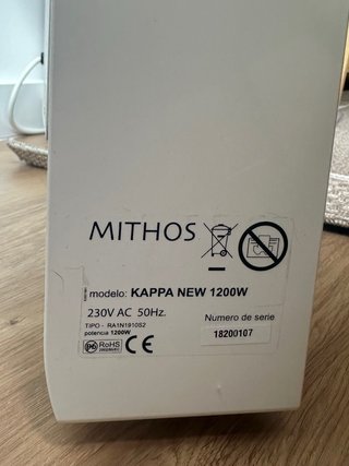 Calefactor eléctrico blanco Mithos