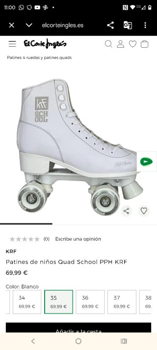Patines 4 Ruedas Blancos