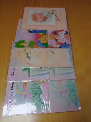 Lote paquetes cartas perfumadas
